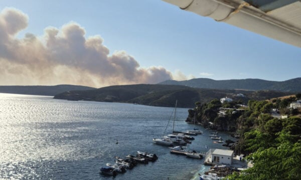 Φωτιά στη Σκύρο: Πάνω από 3.600 στρέμματα έγιναν στάχτη από τον δορυφόρο Copernicus