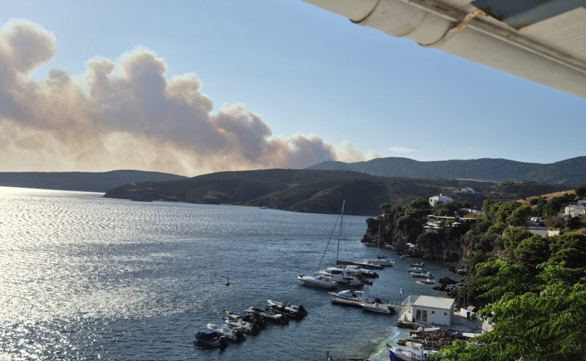 Φωτιά στη Σκύρο: Πάνω από 3.600 στρέμματα έγιναν στάχτη από τον δορυφόρο Copernicus