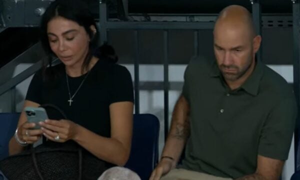 Βασίλης Σπανούλης και Ολυμπία Χοψονίδου παρακολουθούν από κοντά τον γιο τους Θανάση στο Eurobasket U16