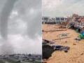 Λονγκ Άιλαντ: Υδροστρόβιλος βγήκε στη στεριά και προκάλεσε καταστροφές στο πέρασμά του – ΒΙΝΤΕΟ