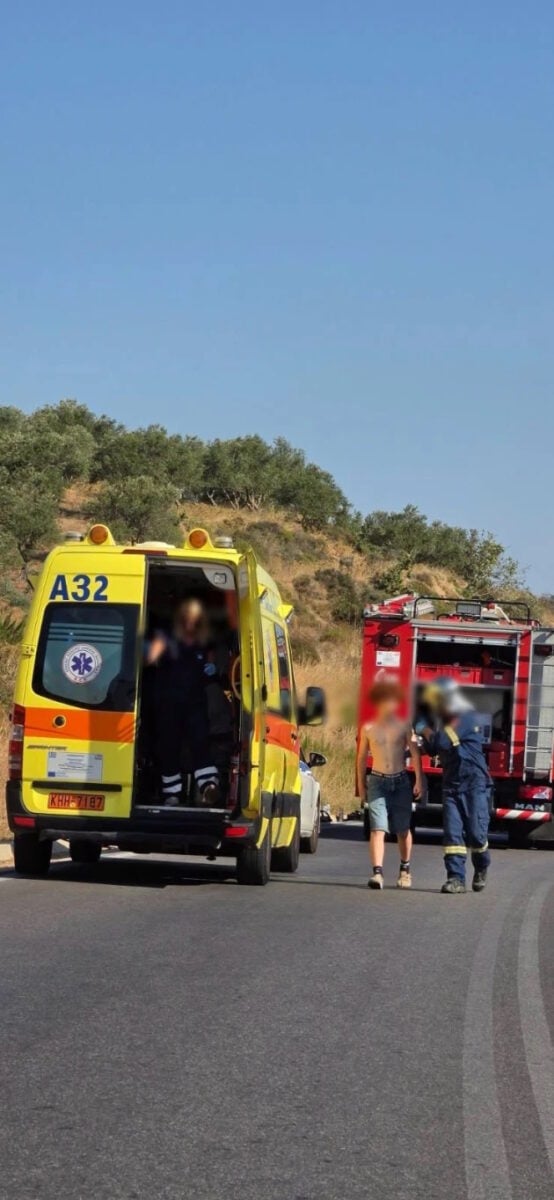 Σοβαρό τροχαίο στο Ρέθυμνο με 5 τραυματίες ανάμεσά τους και παιδιά – Φωτογραφίες από το σημείο 9 Τροχαίο με 5 τραυματίες στο Ρέθυμνο