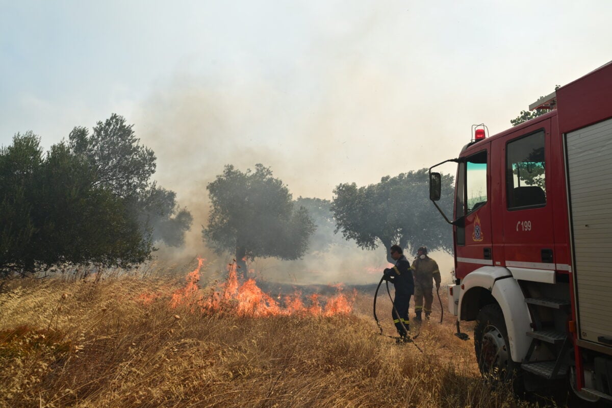 Φωτιά στη Σαμοθράκη στην περιοχή Ξηροπόταμος – Ήχησε το 112 για ετοιμότητα