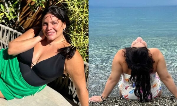 Δανάη Μπάρκα: Ποζάρει έγκυος με μαγιό στην παραλία – Το μήνυμα (Φωτογραφίες)