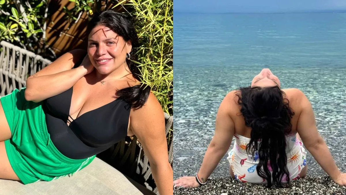 Δανάη Μπάρκα: Ποζάρει έγκυος με μαγιό στην παραλία – Το μήνυμα (Φωτογραφίες)