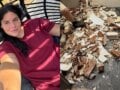 Δανάη Μπάρκα: Ξήλωσε πλακάκια, άλλαξε δύο μπάνια και ετοίμασε το σπίτι πριν γίνει μαμά