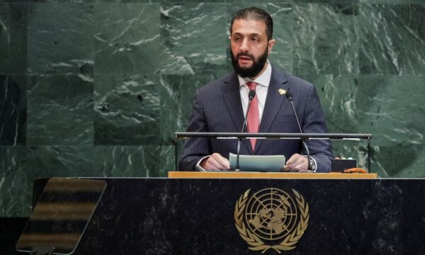 Γκολάν: Ο Άχμεντ αλ Σάρα κατηγόρησε το Ισραήλ για την κατοχή της περιοχής