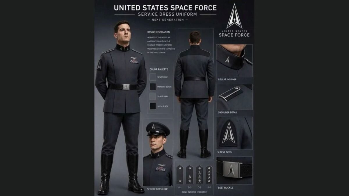 Τραμπ: Δημοσίευσε στολές της Space Force εμπνευσμένες από ταινία με ναζιστική αισθητική 2 Τραμπ: Δημοσίευσε στολές της Space Force εμπνευσμένες από ταινία με ναζιστική αισθητική