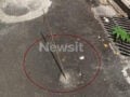 Πεύκη: 69χρονη τραυματίστηκε από μπετόβεργα που ήταν καρφωμένη στον δρόμο – «Μπορεί να σκοτωθεί άνθρωπος»