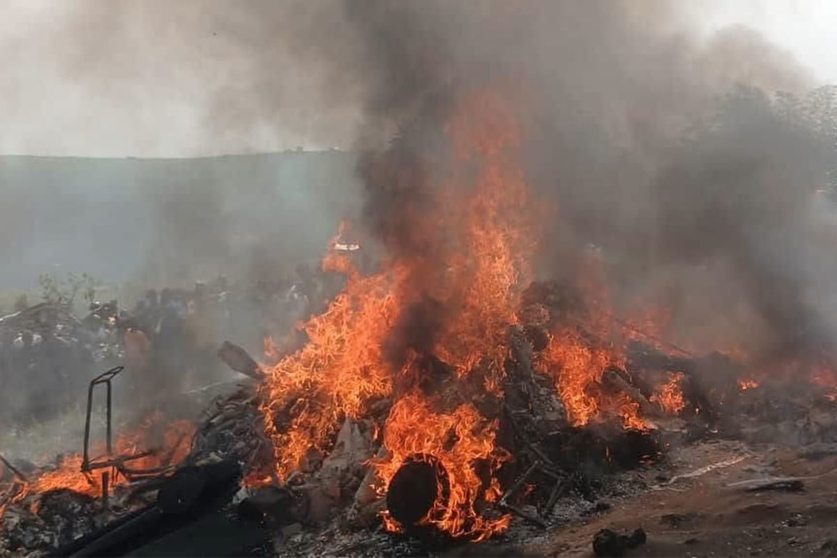 ΛΔ Κονγκό: Στους 17 οι νεκροί από αεροπορική συντριβή – Δύο ανώτατοι αξιωματικοί του στρατού στα θύματα
