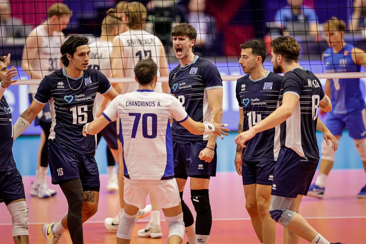 Φινλανδία – Ελλάδα 3-2: Ήττα στο τάι μπρέικ και αποκλεισμός της Εθνικής βόλεϊ ανδρών στους «16» του Eurovolley