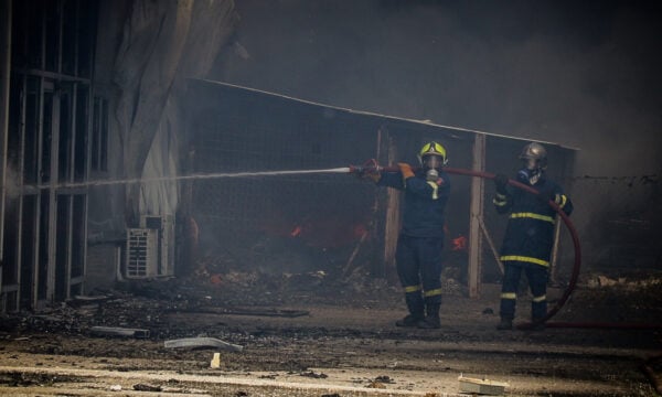 Χαλκίδα: Συναγερμός στην Πυροσβεστική για φωτιά σε εργοστάσιο χρωμάτων και χημικών στο Βαθύ Αυλίδας