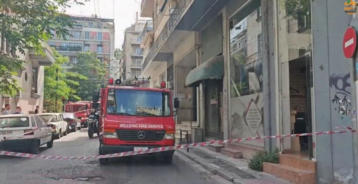 Φωτιά σε διαμέρισμα στον Γκύζη – Έκλεισε η οδός Βραΐλα