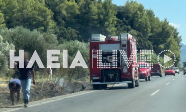 Φωτιές στη νότια Ηλεία σε Κάτω Σαμικό και Αγρίδι – Μεγάλη κινητοποίηση της πυροσβεστικής