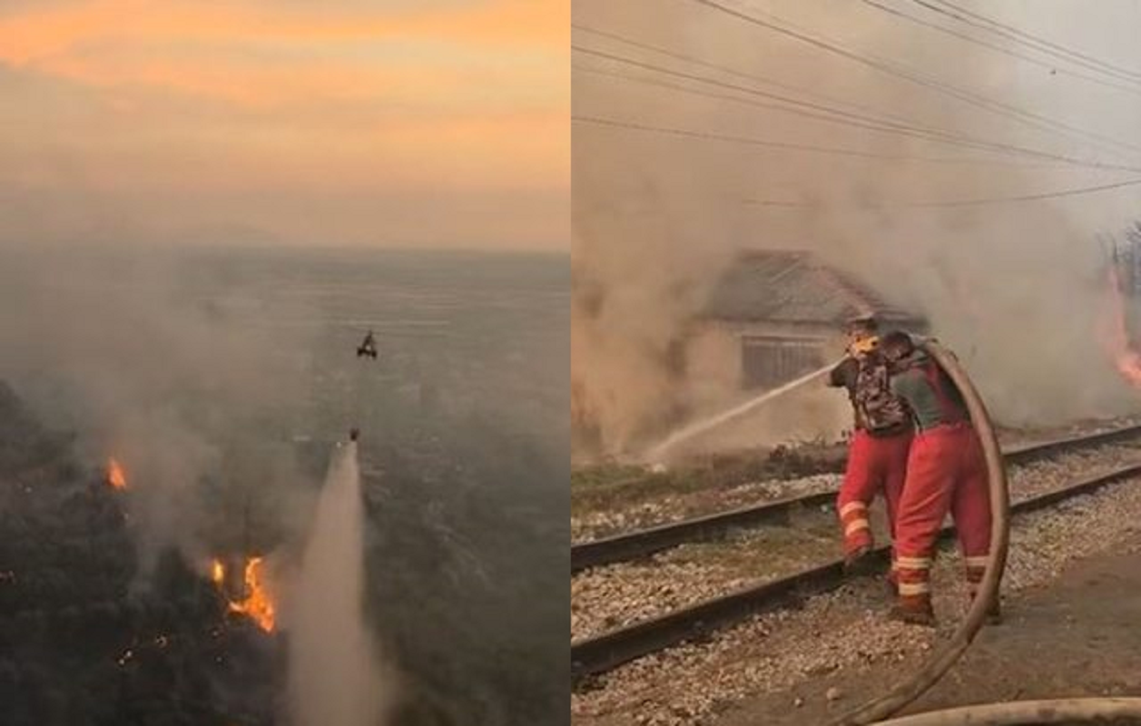 Αλβανία: Βελτιωμένη η εικόνα της φωτιάς στη Χειμάρρα – 7 σπίτια παραδόθηκαν στις φλόγες, εκκενώθηκαν ξενοδοχεία