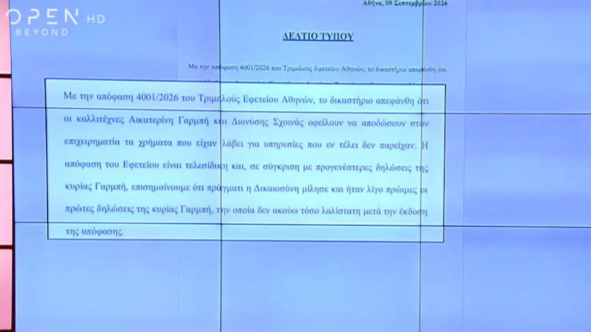 Γαρμπή απόφαση δικαστηρίου