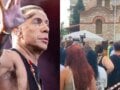 Γιώργος Μαζωνάκης: Πλήθος κόσμου στη λαϊκή αγρυπνία – Παίζουν τραγούδια του στα μεγάφωνα έξω από την εκκλησία (Βίντεο)