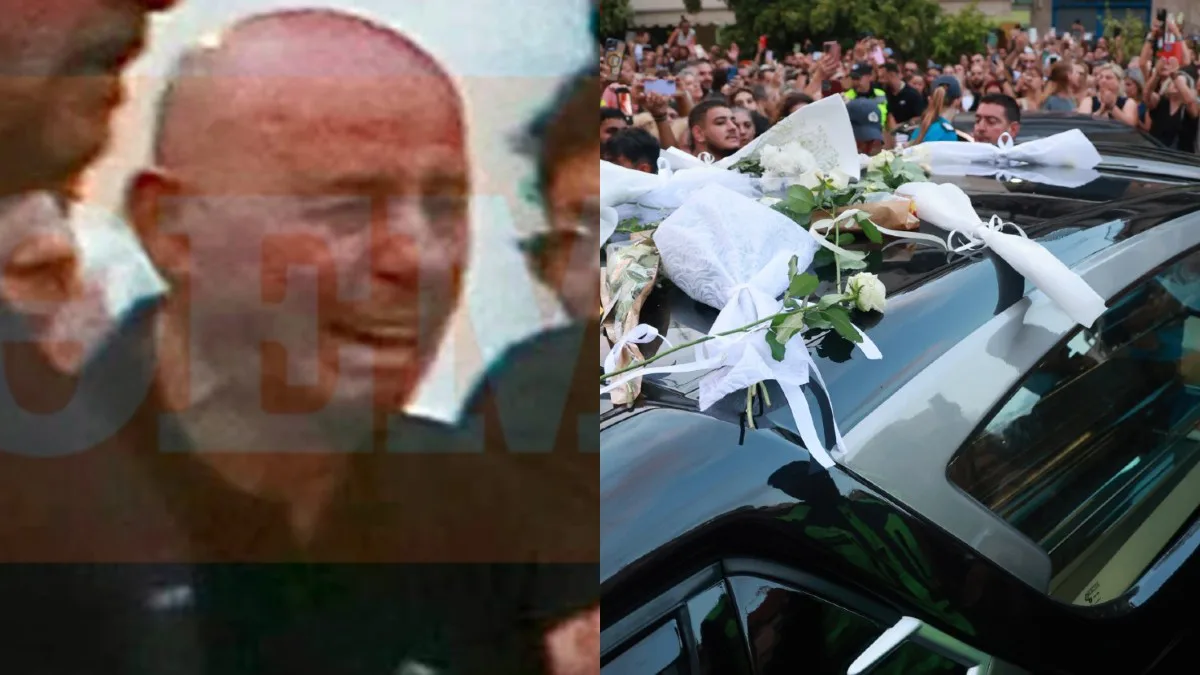 Μαζωνάκης: Ο πατέρας του πάνω από το φέρετρό του – Οι αδερφές του στη Νίκαια (Φωτογραφίες)
