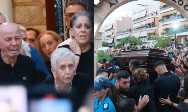 Μαζωνάκης: Τραγικές στιγμές στη λαϊκή αγρυπνία – Λύγισαν οι γονείς και οι αδερφές του πάνω από τη σορό του