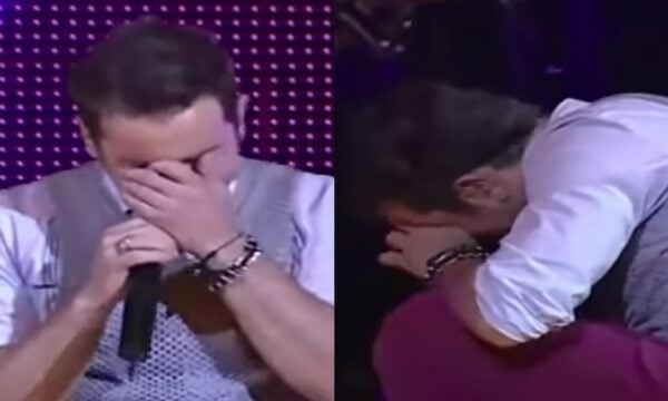 Μαζωνάκης: Ρίγη συγκίνησης όταν τραγούδησε το «Τρένο» της Βίσση και λύγισε στη σκηνή (Βίντεο)