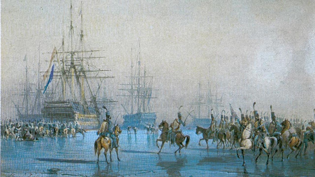 Η μάχη στην οποία ένας στρατός κατέλαβε στόλο με ιππικό
