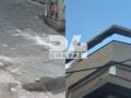 Ηράκλειο: Κομμάτια από μπαλκόνι έπεσαν σε ώρα αιχμής – Φωτογραφίες