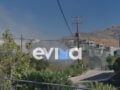 Φωτιά στην Κάρυστο: Μήνυμα του 112 για ετοιμότητα