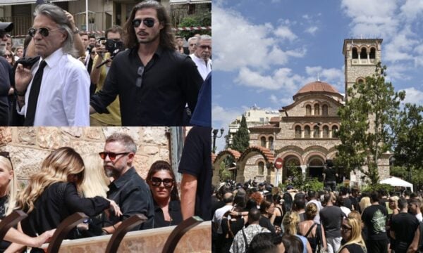 Κηδεία Γιώργου Μαζωνάκη: Οι διάσημοι που βρέθηκαν στο «ύστατο χαίρε» – Παπαρίζου, Θεοδωρίδου και Ψινάκης