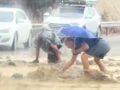 Λασίθι: Η δυνατή καταιγίδα πλημμύρισε δρόμους – Κατολισθήσεις με λάσπες και πέτρες διέκοψαν την κυκλοφορία