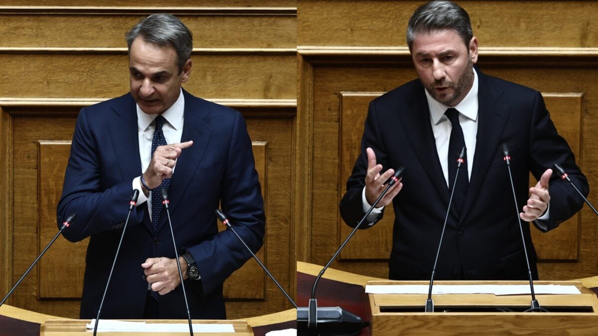 Κόντρα Μητσοτάκη-Ανδρουλάκη στη Βουλή: «Το “όχι σε όλα” στρέφεται κατά του Συντάγματος» – «Είστε εκτός πραγματικότητας» 2 Κόντρα Μητσοτάκη-Ανδρουλάκη στη Βουλή: «Το “όχι σε όλα” στρέφεται κατά του Συντάγματος» – «Είστε εκτός πραγματικότητας»