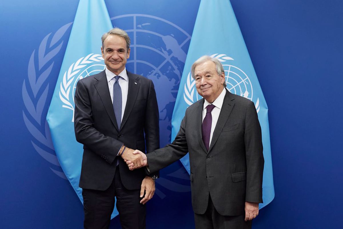 Νέα Υόρκη: Μητσοτάκης και Γκουτέρες συζήτησαν για το Κυπριακό, την Ουκρανία και τη Μέση Ανατολή