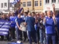 Γερμανία – Ελλάδα: Οι οπαδοί της «γαλανόλευκης» τραγουδούν στο Άουγκσμπουργκ