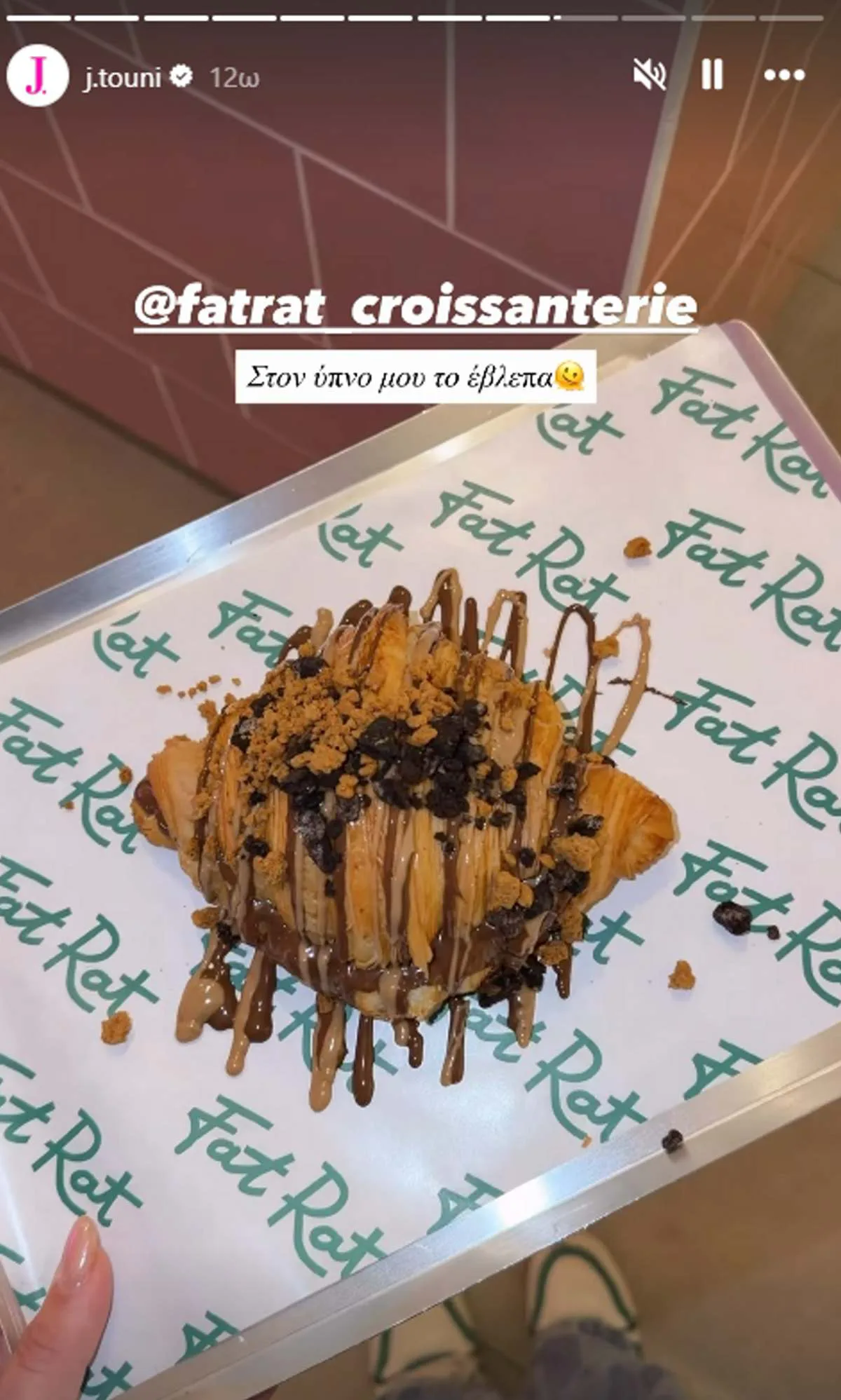 Ιωάννα Τούνη: Ο Πάρης δοκίμασε κρουασάν στο Fat Rat και η αντίδρασή του ήταν επική 8 Ιωάννα Τούνη στο Παρίσι