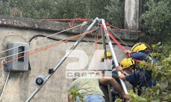 Ηράκλειο: 35χρονος ανασύρθηκε χωρίς τις αισθήσεις του από πηγάδι στον Πύργο