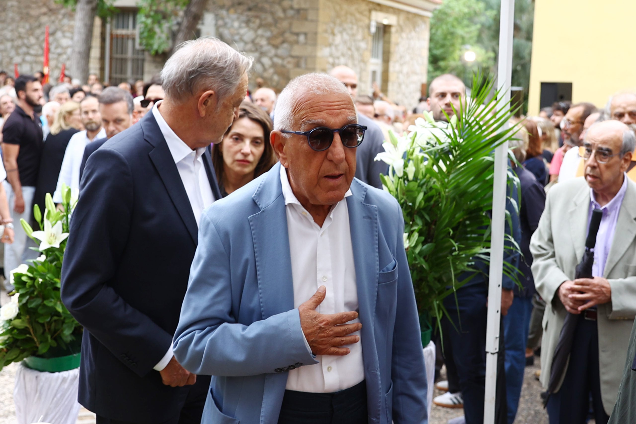 Σπύρος Χαλβατζής, πολιτική κηδεία