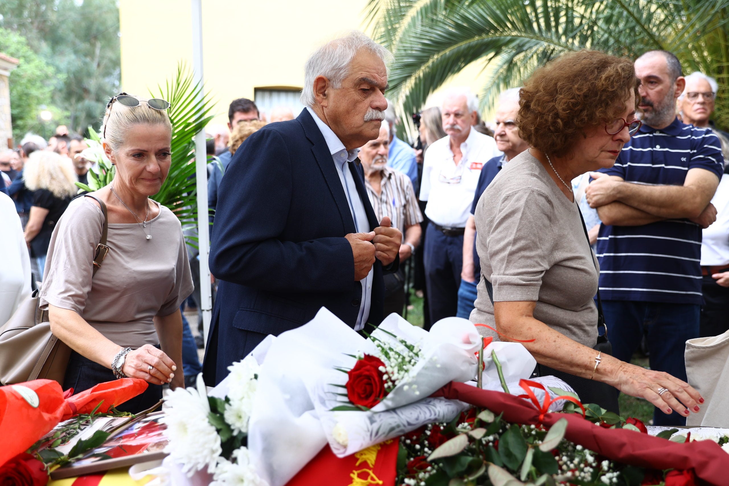 Σπύρος Χαλβατζής, πολιτική κηδεία