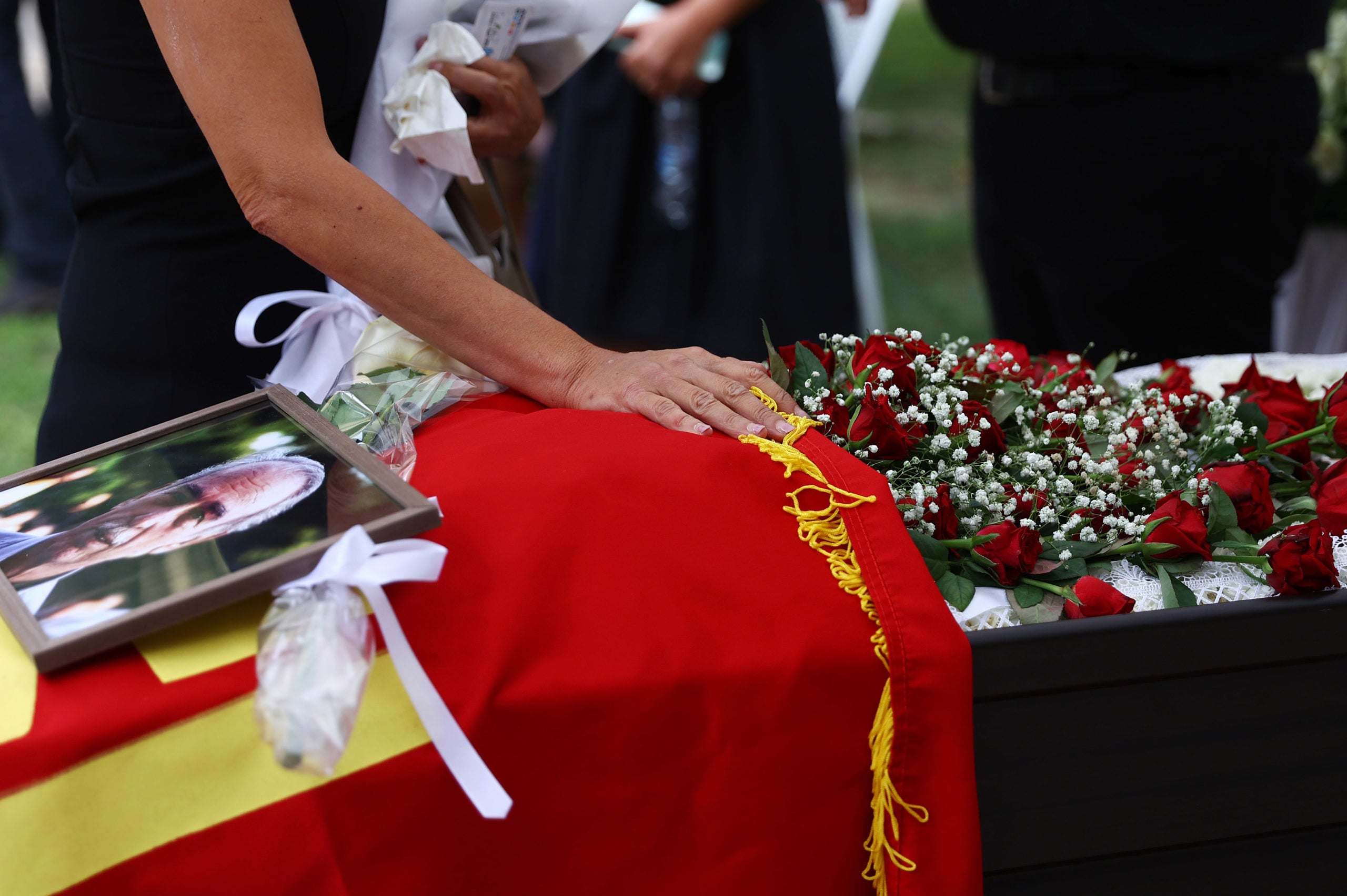 Σπύρος Χαλβατζής, πολιτική κηδεία