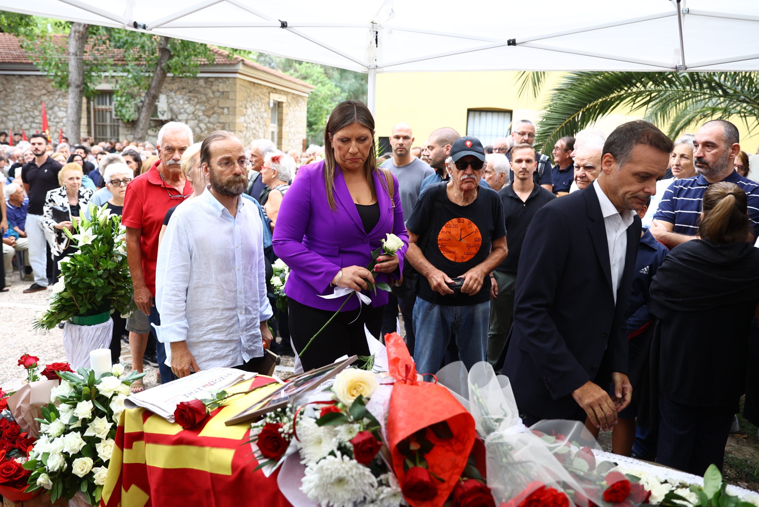 Σπύρος Χαλβατζής, πολιτική κηδεία