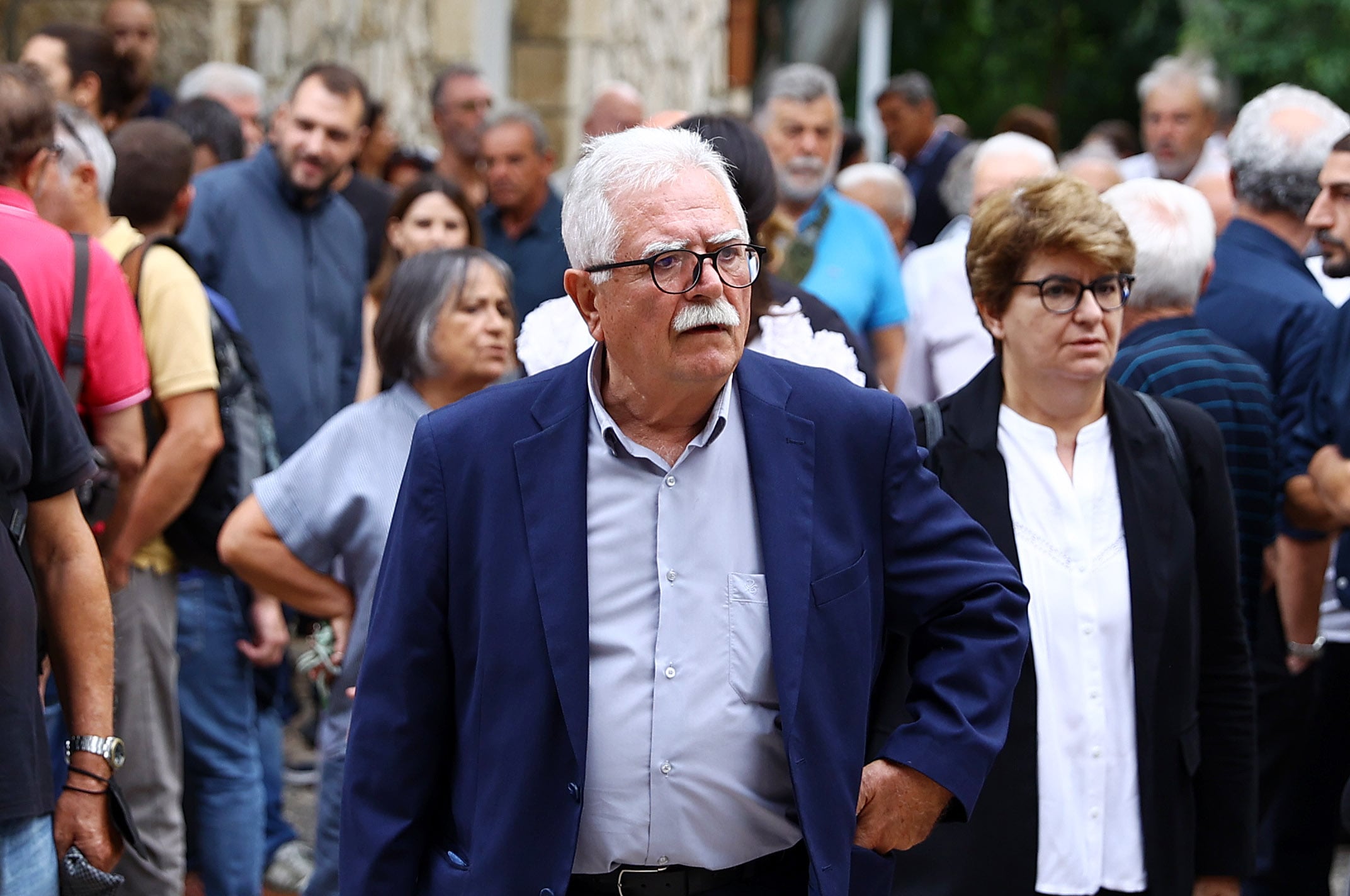 Σπύρος Χαλβατζής, πολιτική κηδεία