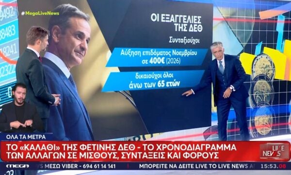 Α. Κλώσσας: «Δεν ισχύουν εισοδηματικά κρiτήρια για το επίδομα που αφορά τους συνταξιούχους άνω των 65»