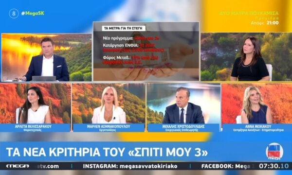 Α. Μωκάκου: «Τα επιδοματικά προγράμματα για τα σπίτια τελικά ανεβάζουν τις τιμές»