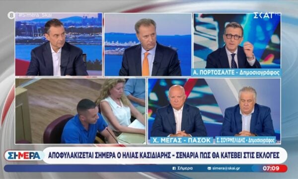 A. Πορτοσάλτε για πολιτικά δικαιώματα του Ηλ. Κασιδιάρη: «Θα εξεταστεί από τον Άρειο Πάγο»