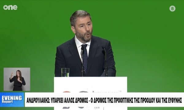 Ανδρουλάκης: Από το «Μητσοτάκης ή χάος», έφτασαν στην απόλυτη φαιδρότητα: «Μητσοτάκης ή Ερντογάν»