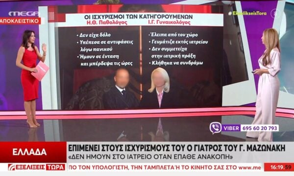 Αποκλειστικές πληροφορίες για τις πολυαναμενόμενες απολογίες των γιατρών που κατηγορούνται για θανατηφόρο έκθεση