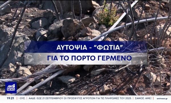 Αυτοψία στο πάρκο με τις ανεμογεννήτριες έκαναν σήμερα ερευνητές της Πυροσβεστικής