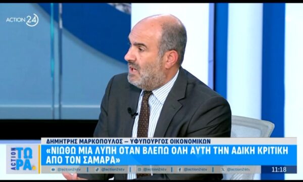 Δημήτρης Μαρκόπουλος: «Νιώθω πραγματικά λύπη για την άδικη κριτική Σαμαρά, έχει αλλάξει παρέες»