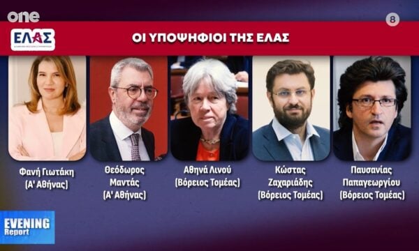 Εκλογές: Οι υποψήφιοι ΝΔ, ΠΑΣΟΚ, ΕΛ.Α.Σ και οι νέες είσοδοι