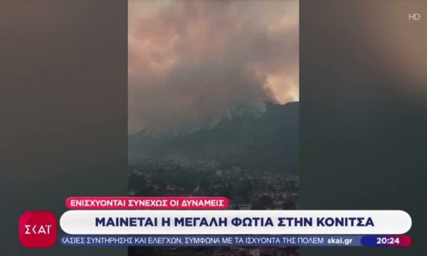 Επτά ημέρες μαίνεται η φωτιά στην Κόνιτσα – Εμπρηστής στη Σκύρο συνελήφθη λόγω πελμάτων