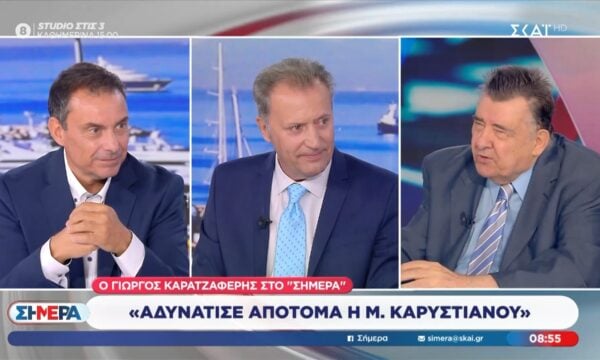 Γ. Καρατζαφέρης: «Ο Μητσοτάκης είναι καλύτερος Πρωθυπουργός σε εθνικά και εξωτερικά θέματα»