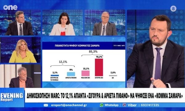 Γεράκης: Ένα κόμμα Σαμαρά θα έπαιρνε περίπου 1,5% από την ΝΔ – Έχουν κοινές δεξαμενές