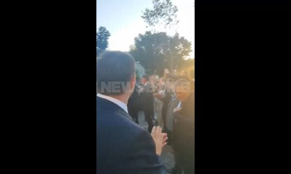 Η άφιξη του Κυριάκου Μητσοτάκη στο Βελλίδειο για την ομιλία στη ΔΕΘ